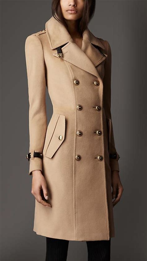 cappotto burberry di pelle|Cappotti di Burberry da donna .